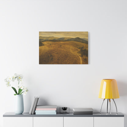Stretched Canvas Art Print, Landscape Wall Decor, Nature Photography, Rustic Home Decor, Gifting, Earthy Art - TRV