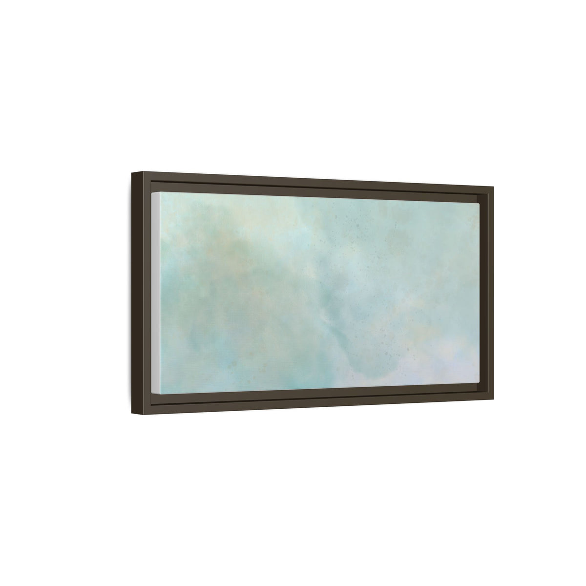 Soft abstract pastel watercolor design on matte canvas, printed by Printify, showcasing a colorful artistic wall decor piece.