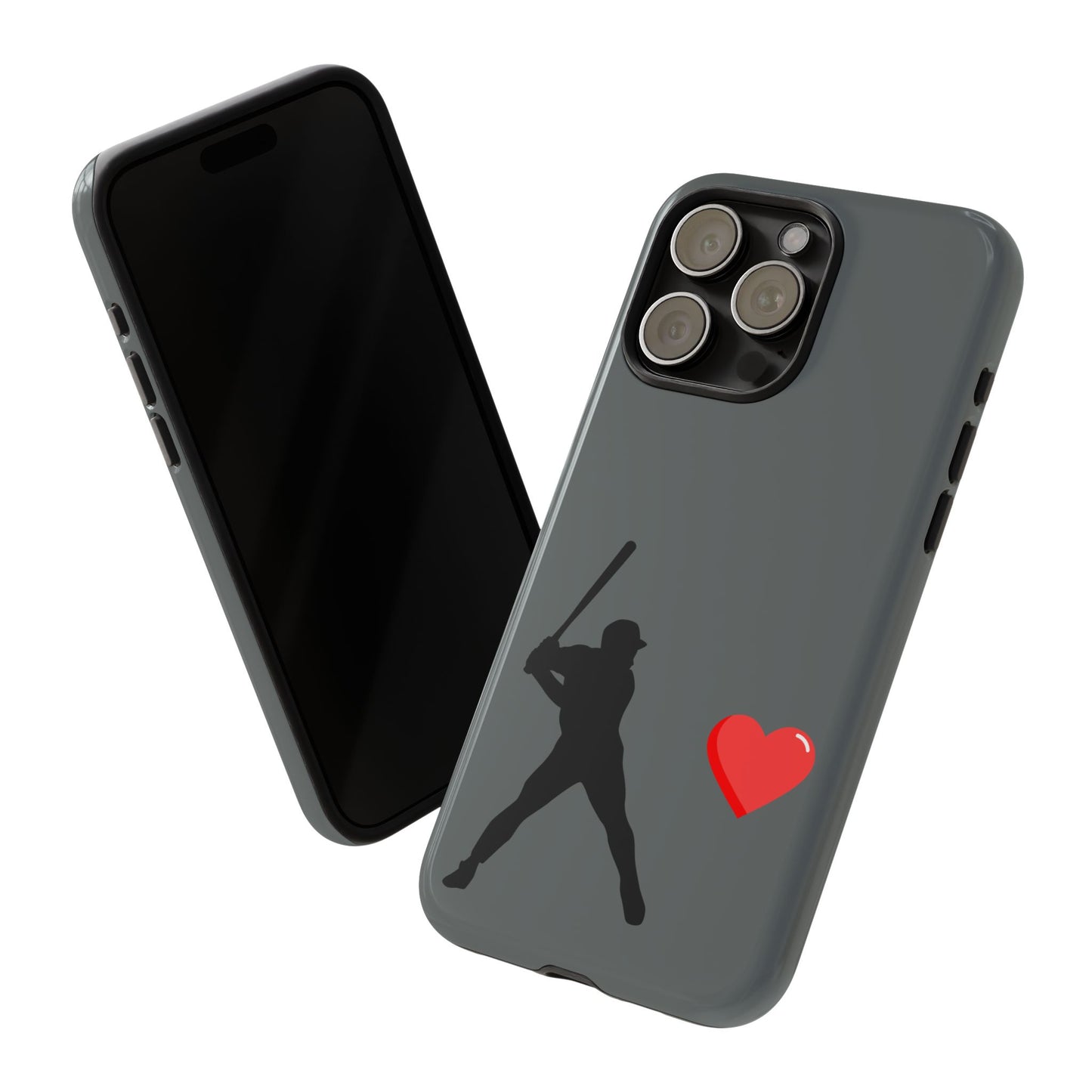 Printify baseball love phone case, durable protective cover featuring sports-themed design, ideal for sports lovers and Father's Day.