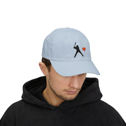 Baseball Love Dad Cap - Perfect Gift for Sports Dads, Father's Day, Casual Wear, Summer Style, Stylish Baseball Hat - TRV