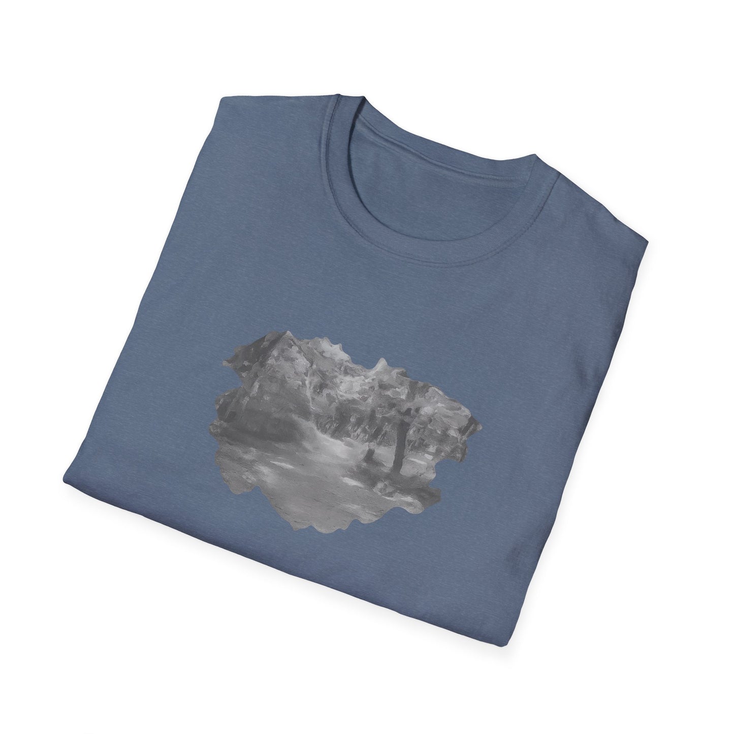 Serene Nature Landscape T-Shirt - Comfortable Unisex Tee, Outdoor Adventures, Nature Lover Gift, Casual Wear, Stylish Spring Top - TRV