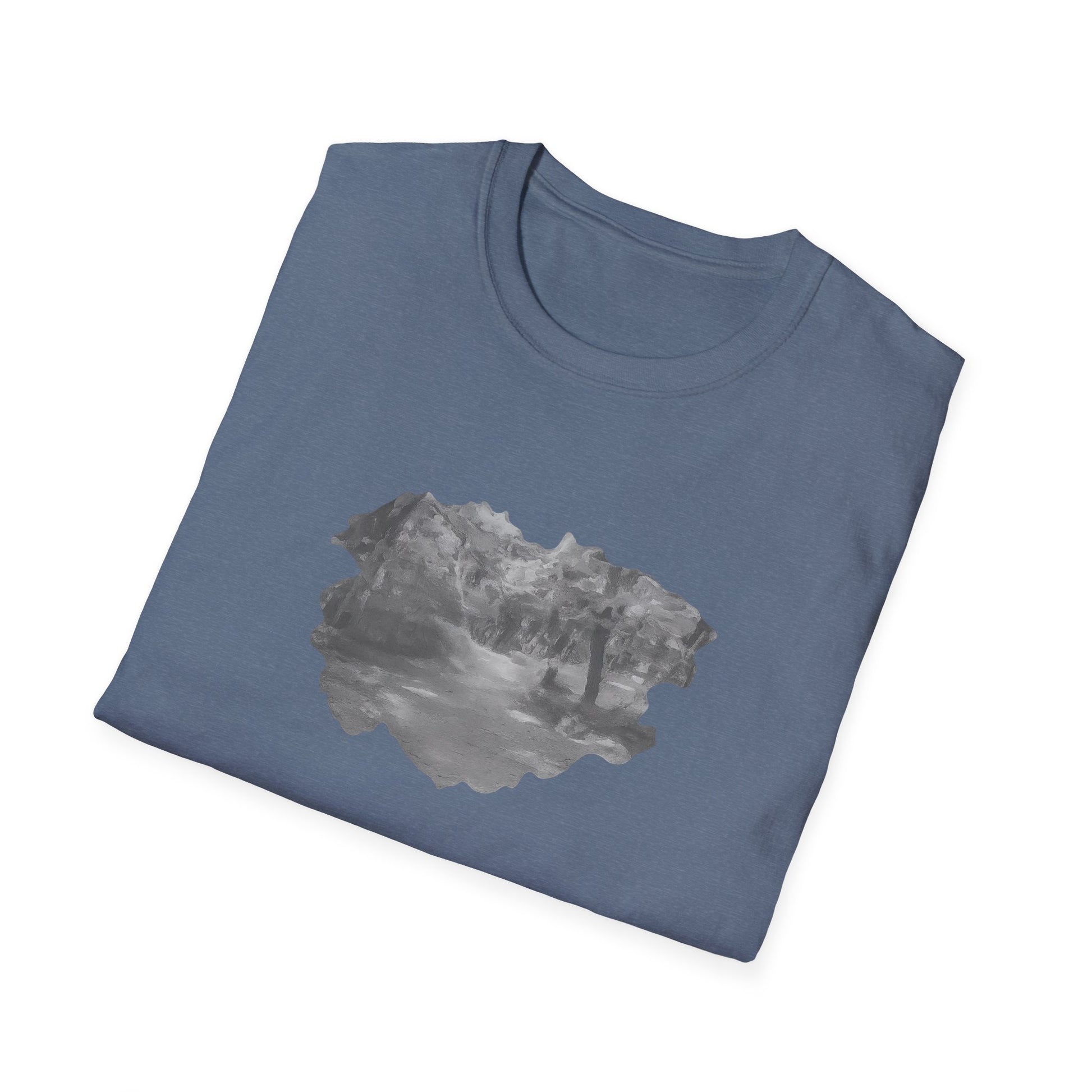 Serene Nature Landscape T-Shirt - Comfortable Unisex Tee, Outdoor Adventures, Nature Lover Gift, Casual Wear, Stylish Spring Top - TRV