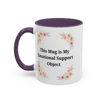 Floral Emotional Support Coffee Mug - Perfect Gift for Self-Care - TRV