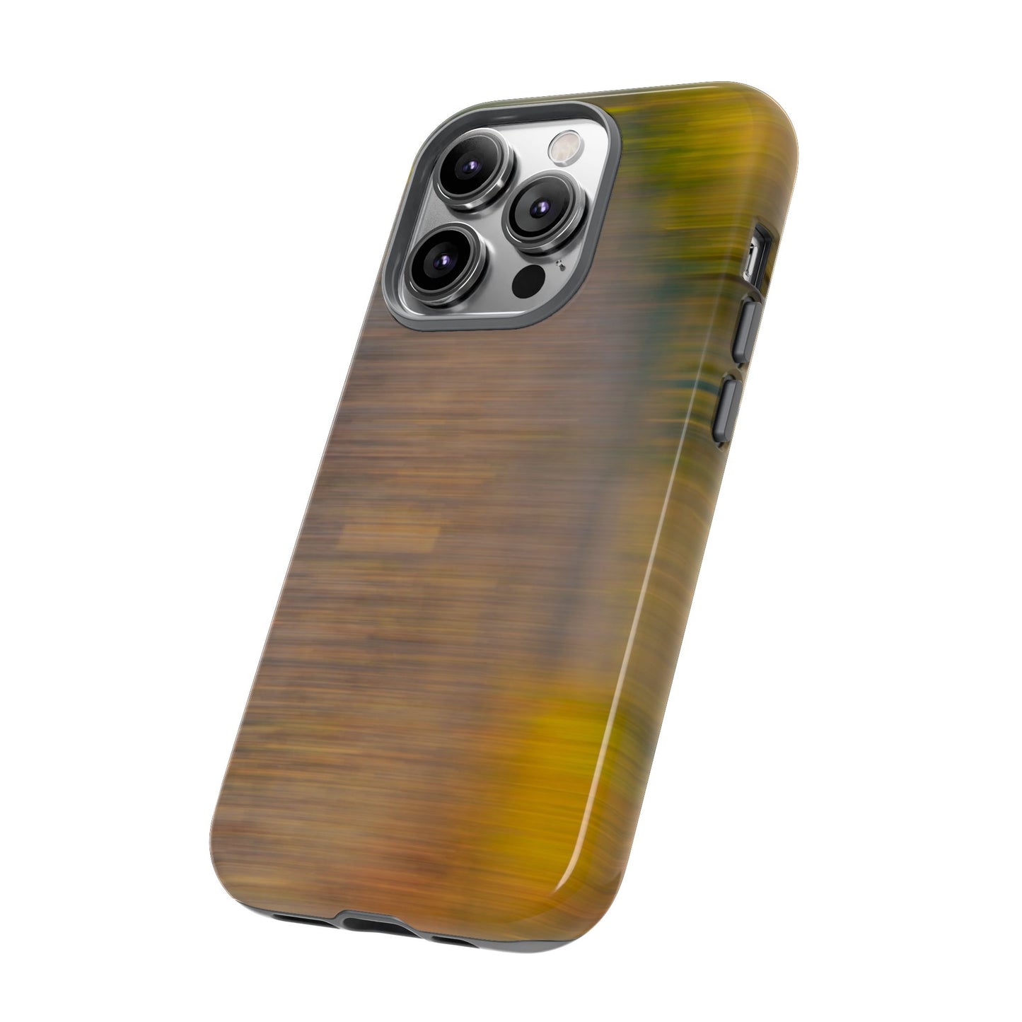 Autumn Blur Tough Phone Case — Fall Colors Protective iPhone Cover