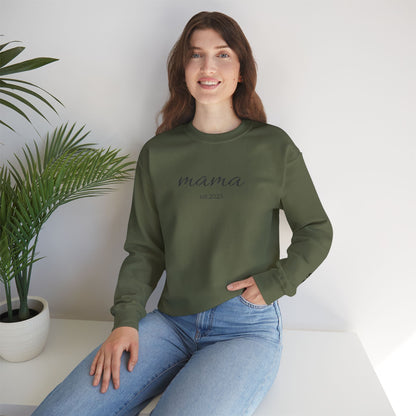 mama sweatshirt | simple script mom pullover - TRV