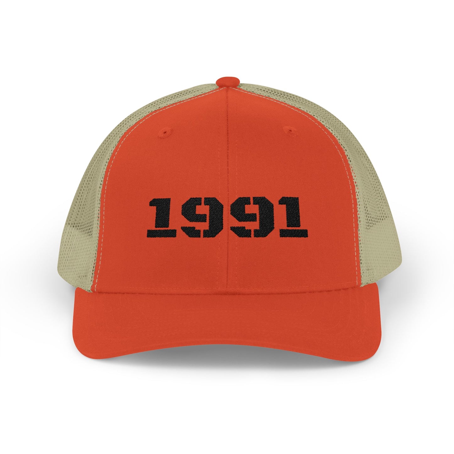 Vintage 1991 Snapback Trucker Cap, Retro Hat, Unisex Baseball Cap, Gift for Birth Year 1991, Casual Style Headwear - TRV