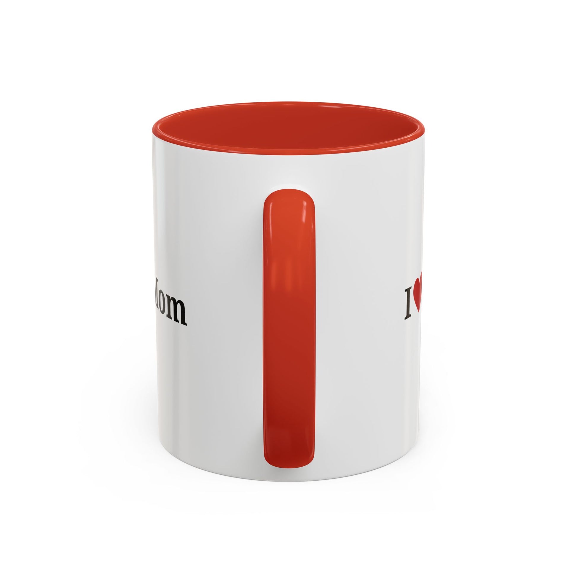 I Love Mom Accent Coffee Mug - Perfect Gift for Mother's Day & Special Occasions - TRV