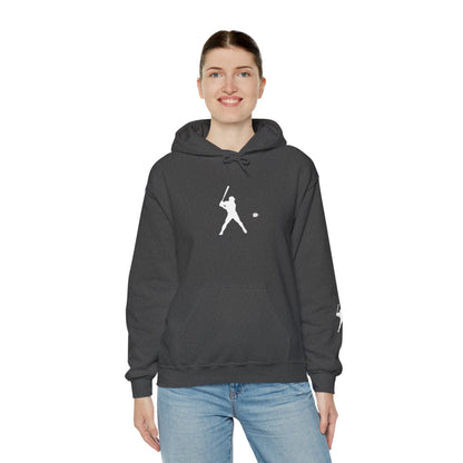 Sporty Unisex Baseball Hooded Sweatshirt, Casual Hoodie for Athletes, Perfect for Gifts, Comfy Streetwear, Ideal for Sports Events, Personal Use - TRV