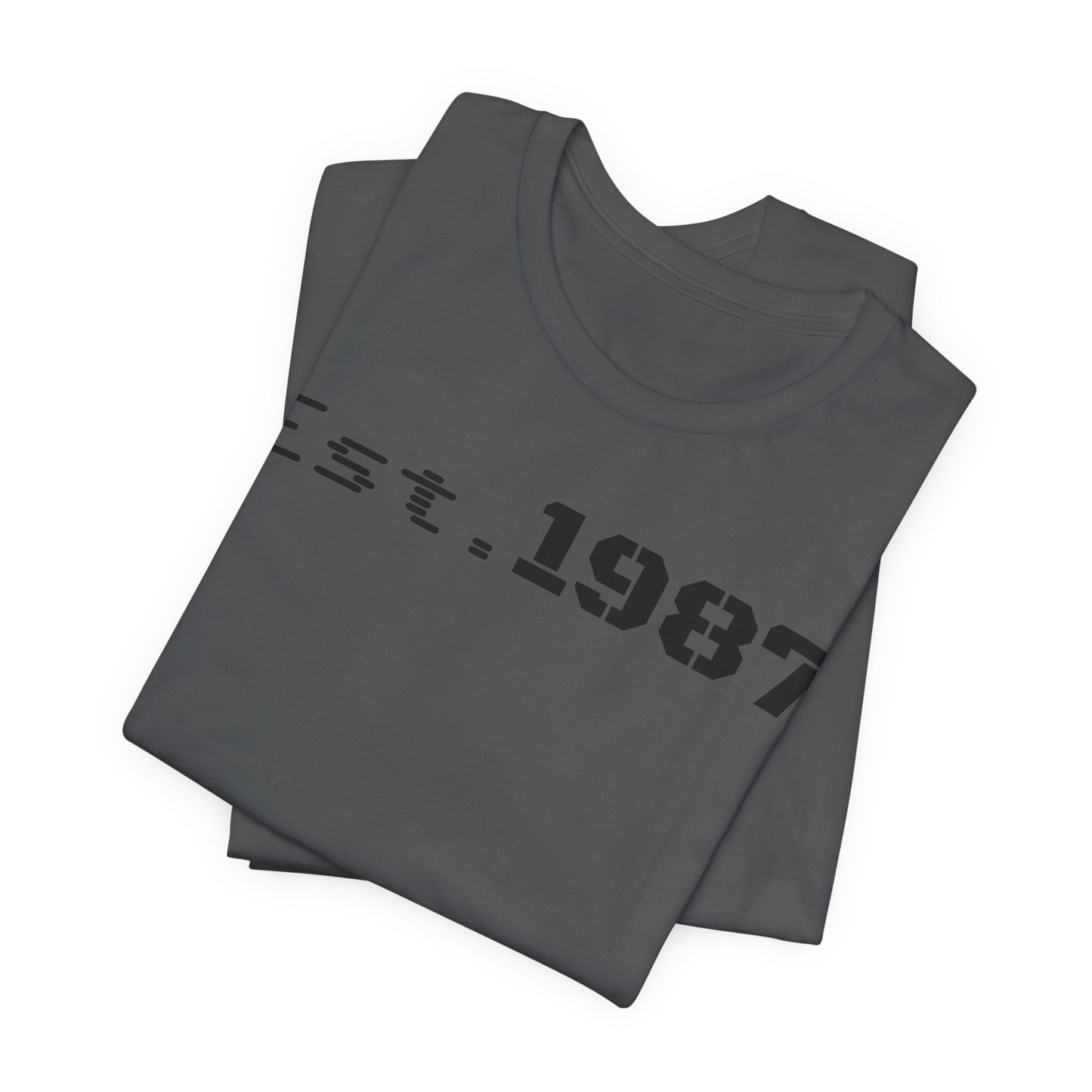 Est. 1987 Unisex Tee - Vintage Style Shirt, 80s Birth Year Gift, Casual Wear, Birthday T-Shirt, Retro Graphic Tee