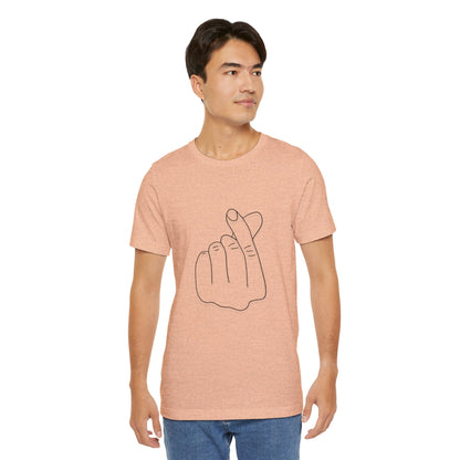 Minimalist Hand Sign Unisex Tee | Casual Everyday Wear | Perfect for Gift Givers