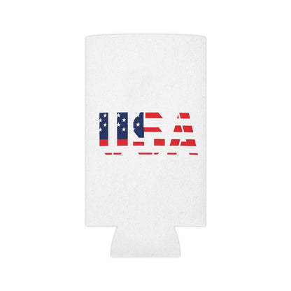 USA Flag Can Cooler – Patriotic Beer Koozie for 4th of July & Memorial Day