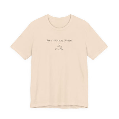 Casual Graphic Tee for Everyday Comfort, Unisex Jersey Tee with Inspirational Quote, Gift for Friends, Birthday Gift, Motivational Tee