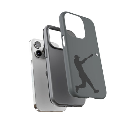 Printify baseball batter phone case, tough protective smartphone cover with a baseball player design, ideal for sports fans.