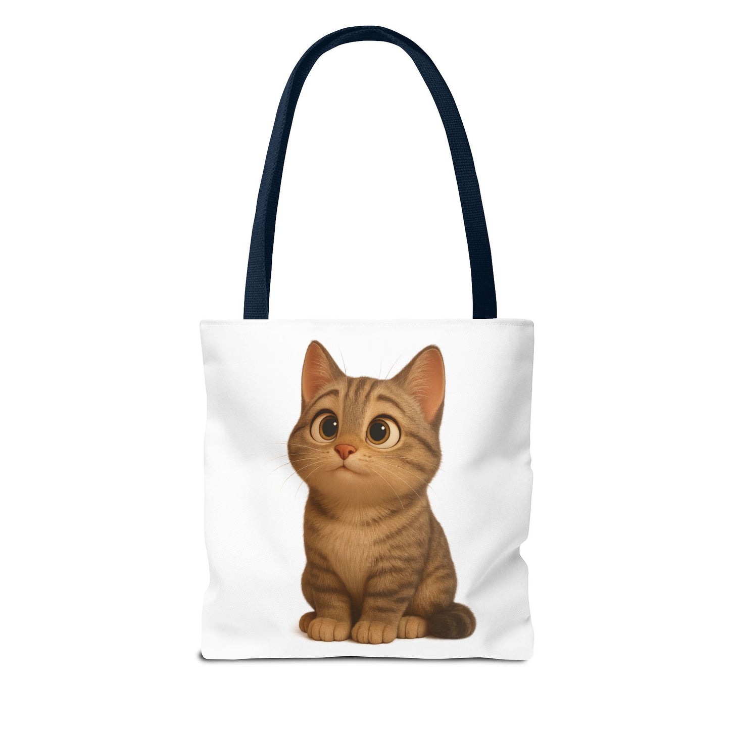 Cute Cat Tote Bag - Perfect for Animal Lovers, Eco-Friendly Carryall, Beach Bag, Shopping Tote, Gift for Cat Owners - TRV