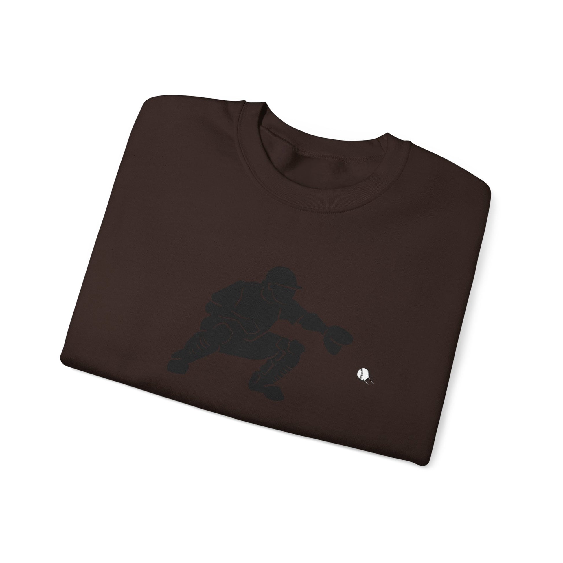 Baseball Catcher Crewneck Sweatshirt | Unisex Sports Apparel | Perfect for Game Days, Gifts, and Casual Wear | Baseball Lover's Gift - TRV