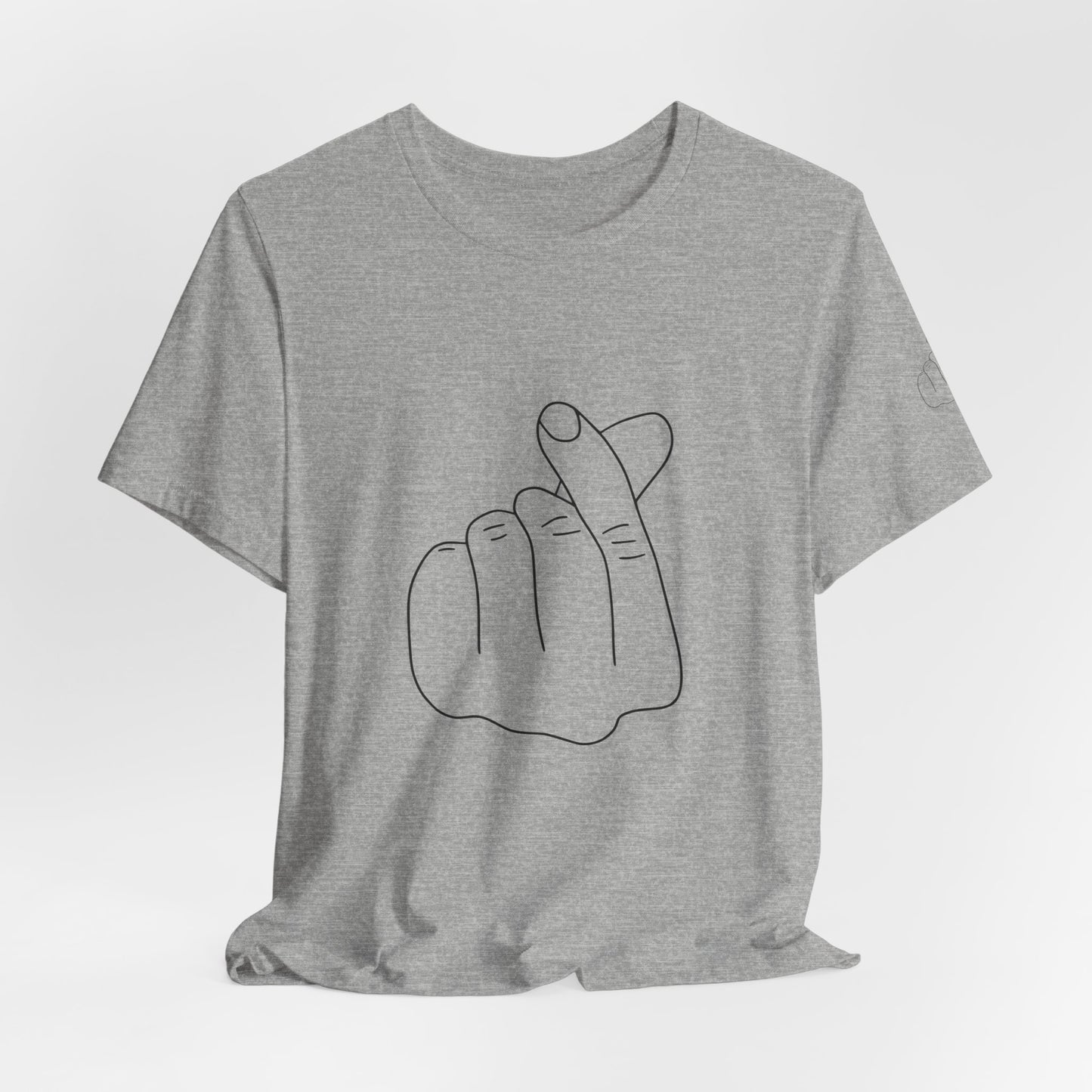 Minimalist Hand Sign Unisex Tee | Casual Everyday Wear | Perfect for Gift Givers
