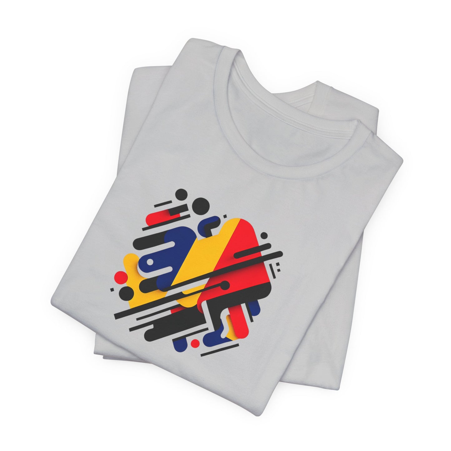 Artistic Heart Unisex Jersey Tee - Vibrant Graphic Tee, Casual Wear, Gift for Art Lovers, Birthday Surprise, Everyday Comfort - TRV