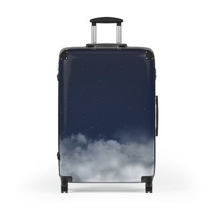 Skyline Carry-On Suitcase – Starry Night & Cloud Print Travel Luggage