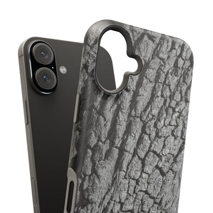 Bark Texture Magnetic Impact Phone Case