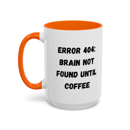 Error 404 Coffee Mug - Perfect for Your Daily Brew, Gift for Programmers, Humor for Coffee Lovers, Office Desk Decor, Nerdy Kitchenware