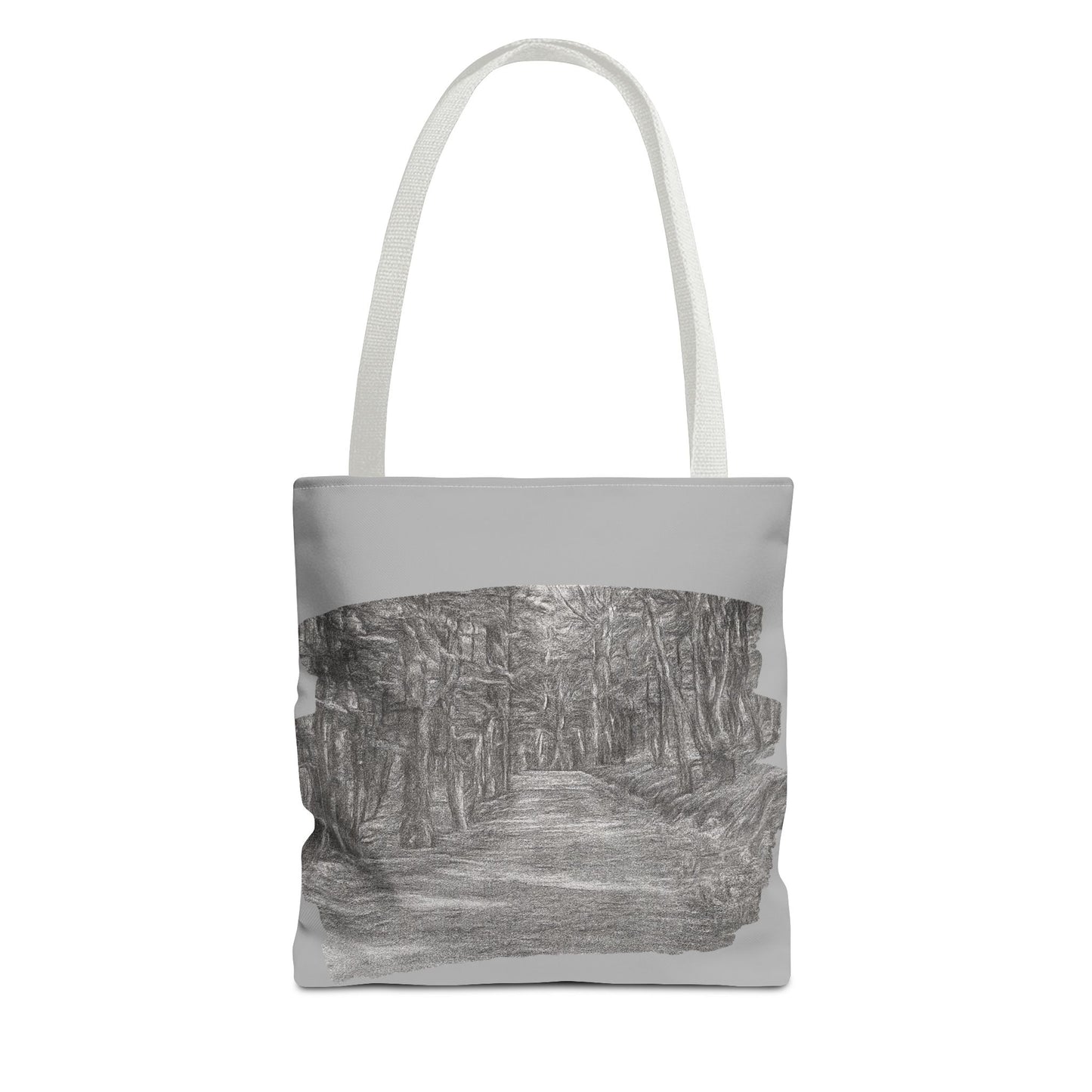 Scenic Path Tote Bag, Reversible Tote, Eco-Friendly Shopper, Outdoor Adventure Bag, Gift for Nature Lovers, Stylish Carryall - TRV
