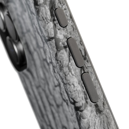 Bark Texture Magnetic Impact Phone Case