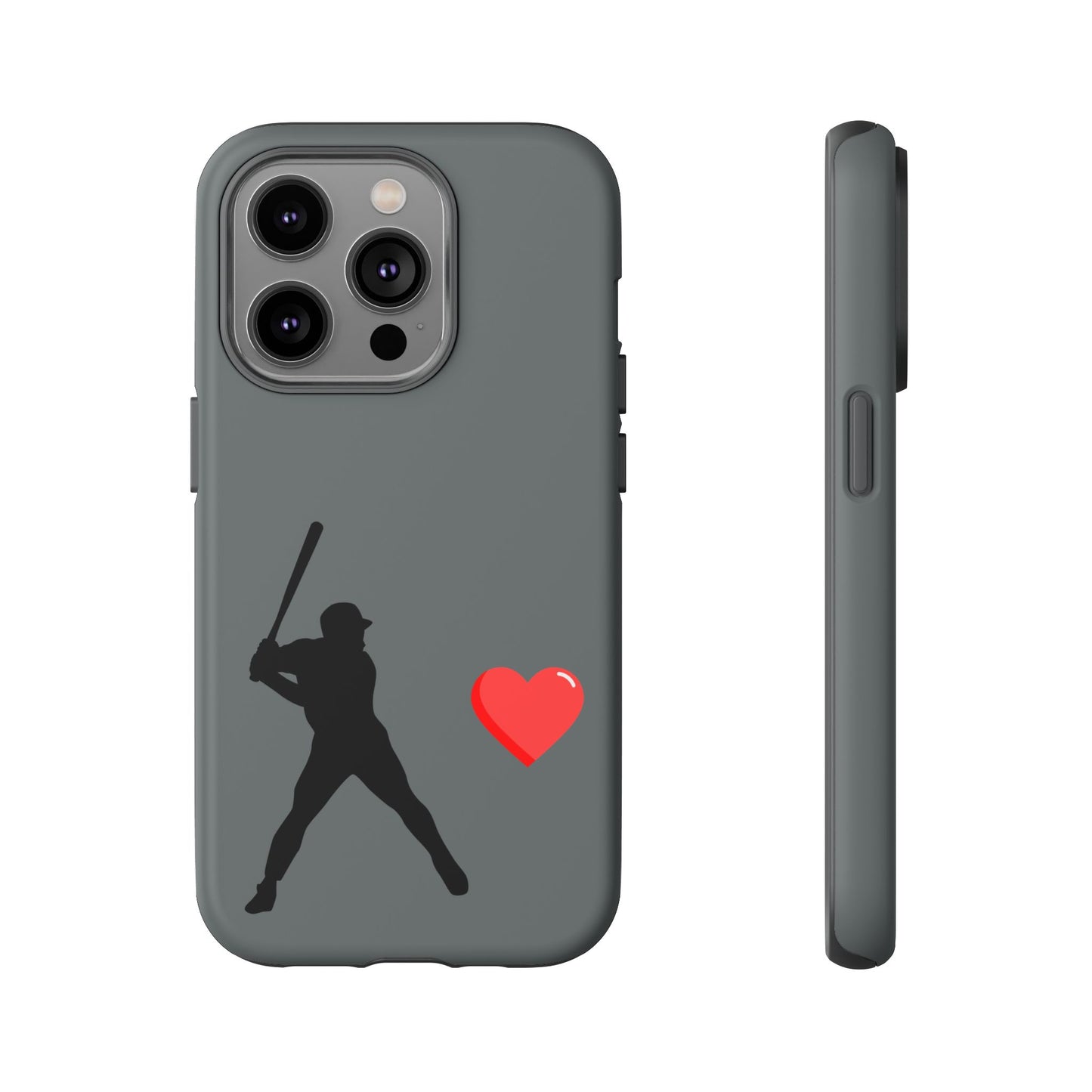 Printify Baseball Love phone case featuring sports-themed design, durable protective cover for sports lovers.
