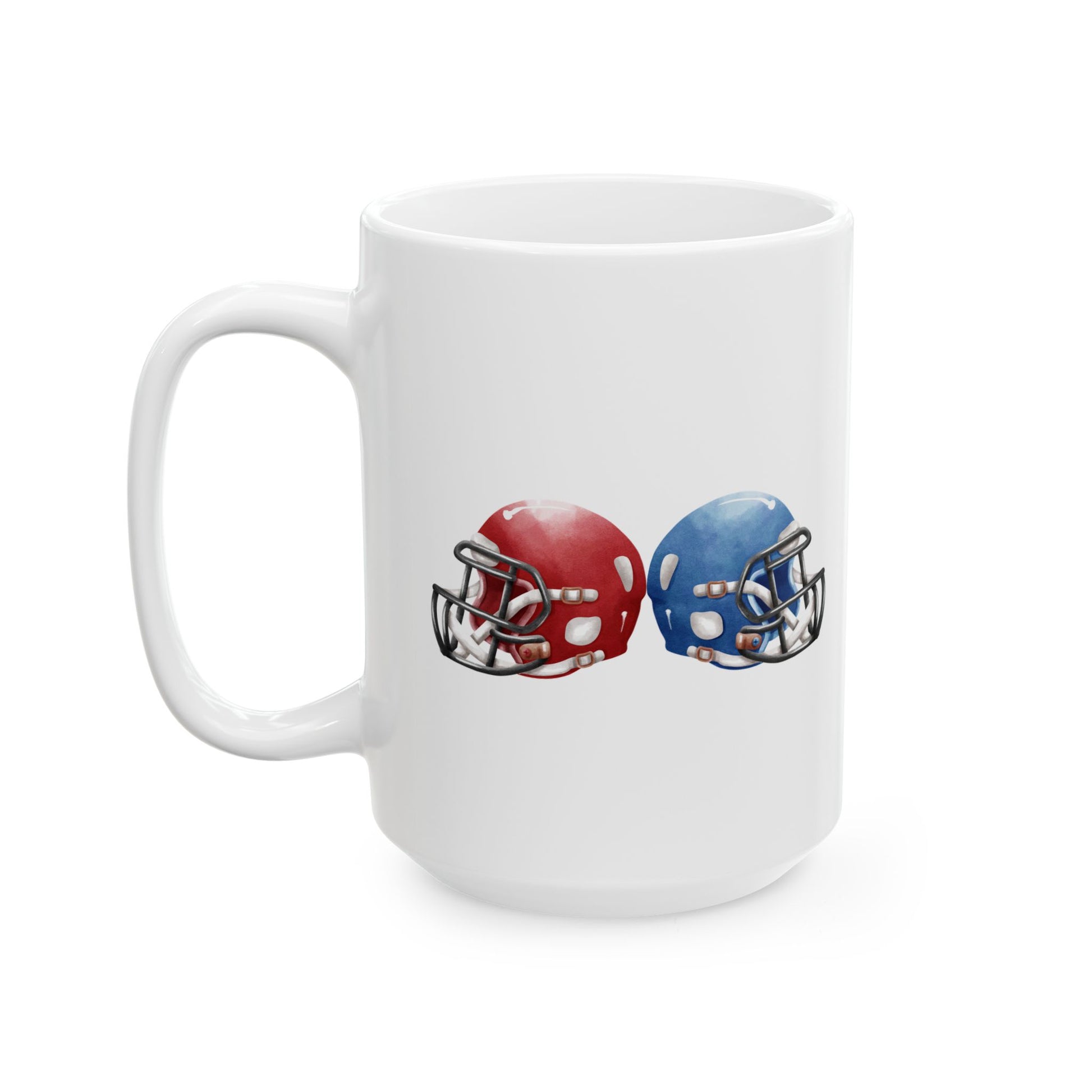 Football Fan Ceramic Mug | 11oz, 15oz | Perfect for Game Day, Sports Enthusiasts, Gifts, Tailgating, Team Celebration - TRV