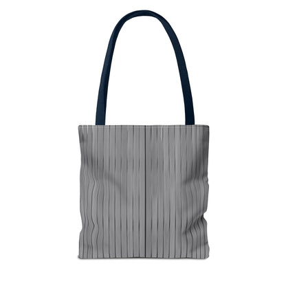Stylish Gray Striped Tote Bag for Everyday Use - TRV