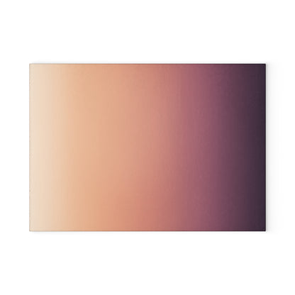 Sunset Ombre Glass Cutting Board | Gradient Kitchen Decor