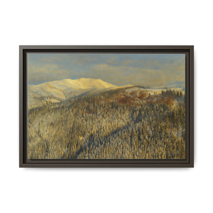 Framed Mountain Canvas Art, Perfect for Home Decor, Nature Wall Art, Gift for Nature Lovers, Cozy Atmosphere - TRV