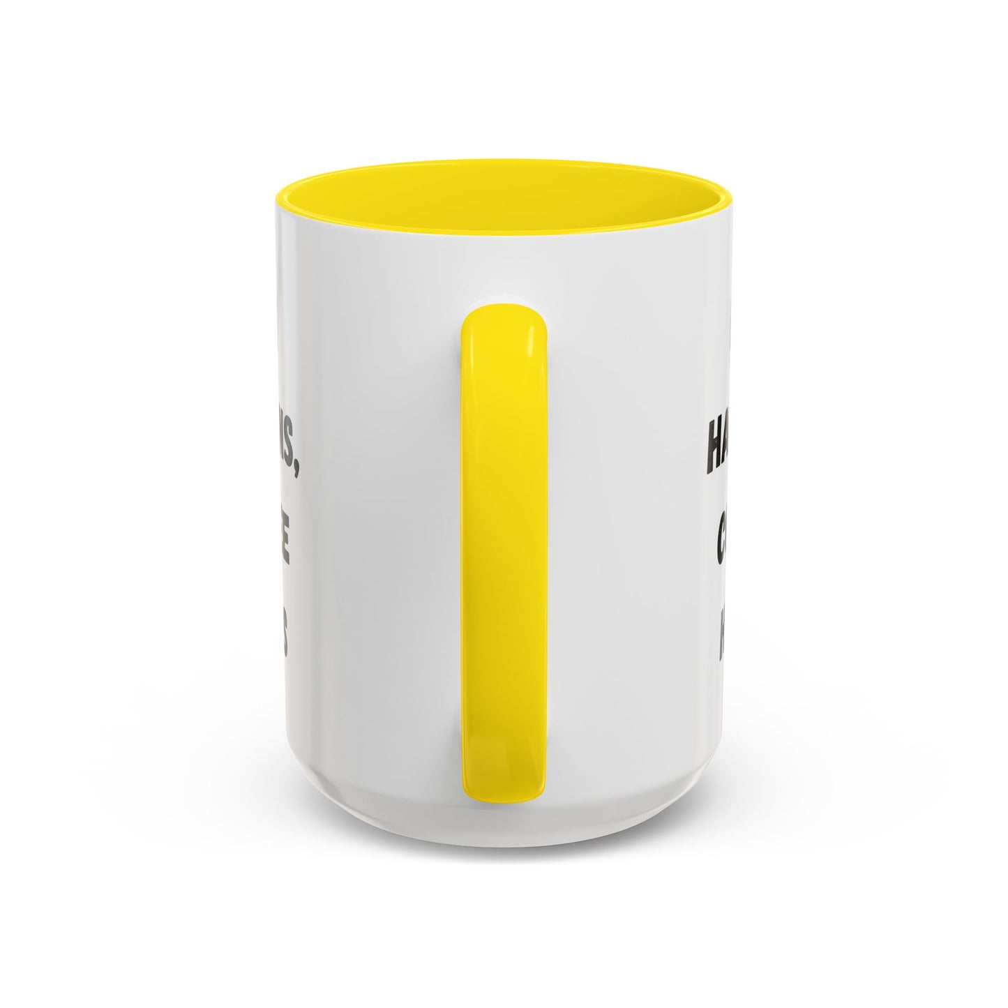 Life Happens Coffee Mug - Inspirational Coffee Cup, Gift for Coffee Lovers, Motivational Mug, Black Accent Mug, Coffee Humor