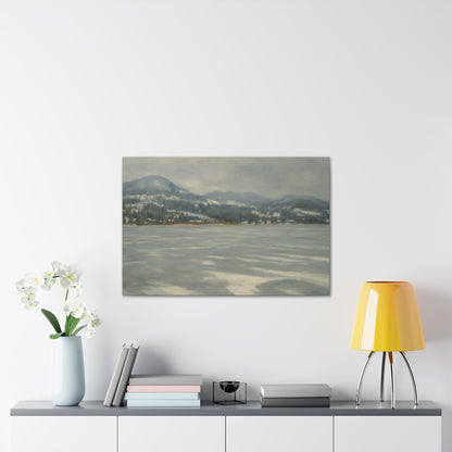 Serene Winter Landscape Canvas - TRV