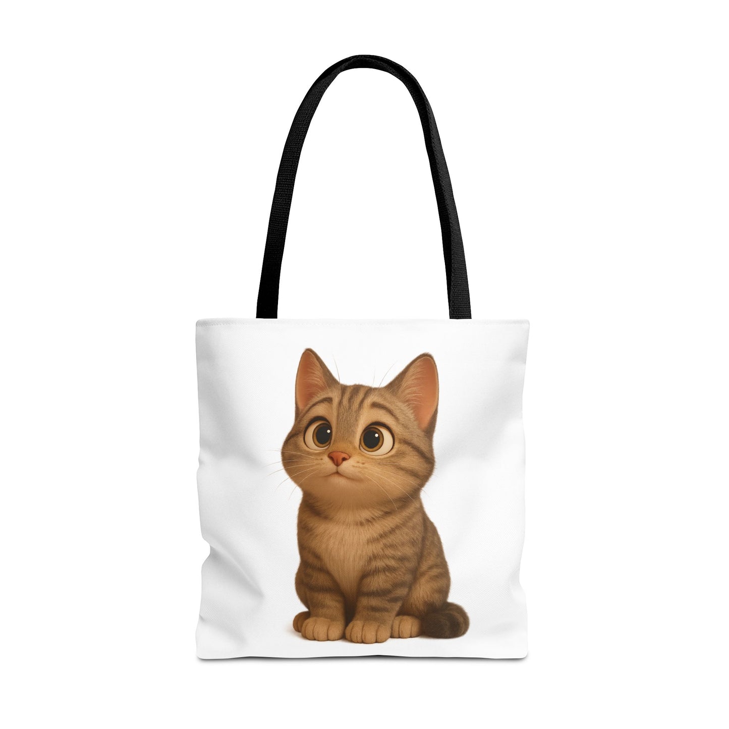 Cute Cat Tote Bag - Perfect for Animal Lovers, Eco-Friendly Carryall, Beach Bag, Shopping Tote, Gift for Cat Owners - TRV