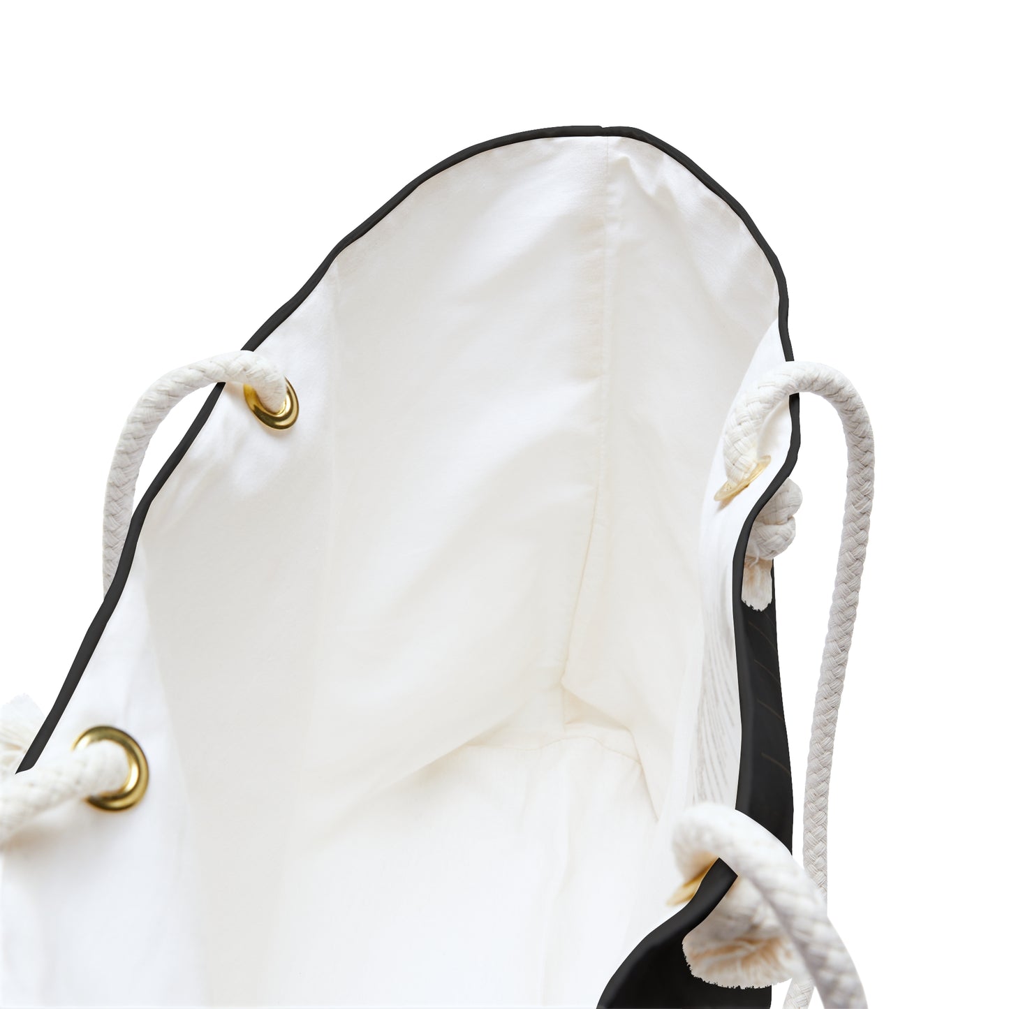 Sunburst Minimalist Graphic Weekender Bag | Black Beach Tote - TRV