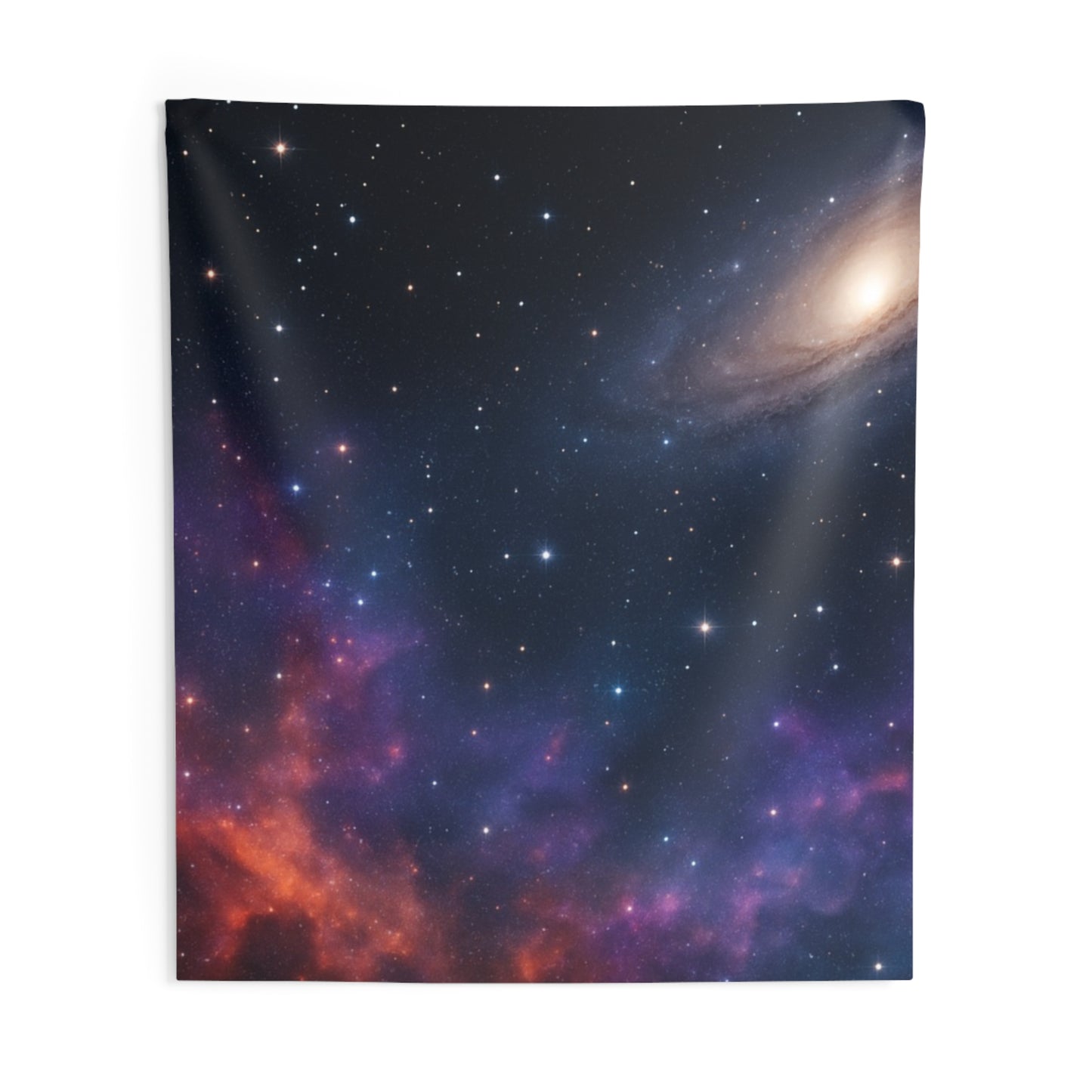 Galaxy Nebula Wall Tapestry — Starry Space Bedroom Decor
