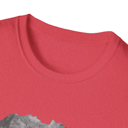 Serene Nature Landscape T-Shirt - Comfortable Unisex Tee, Outdoor Adventures, Nature Lover Gift, Casual Wear, Stylish Spring Top - TRV