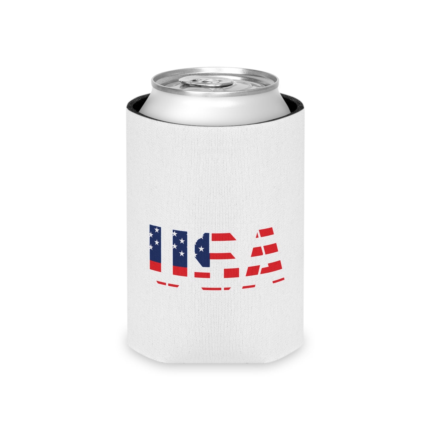 USA Flag Can Cooler - Perfect for BBQs, Independence Day, Tailgating, Memorial Day, Housewarming - TRV