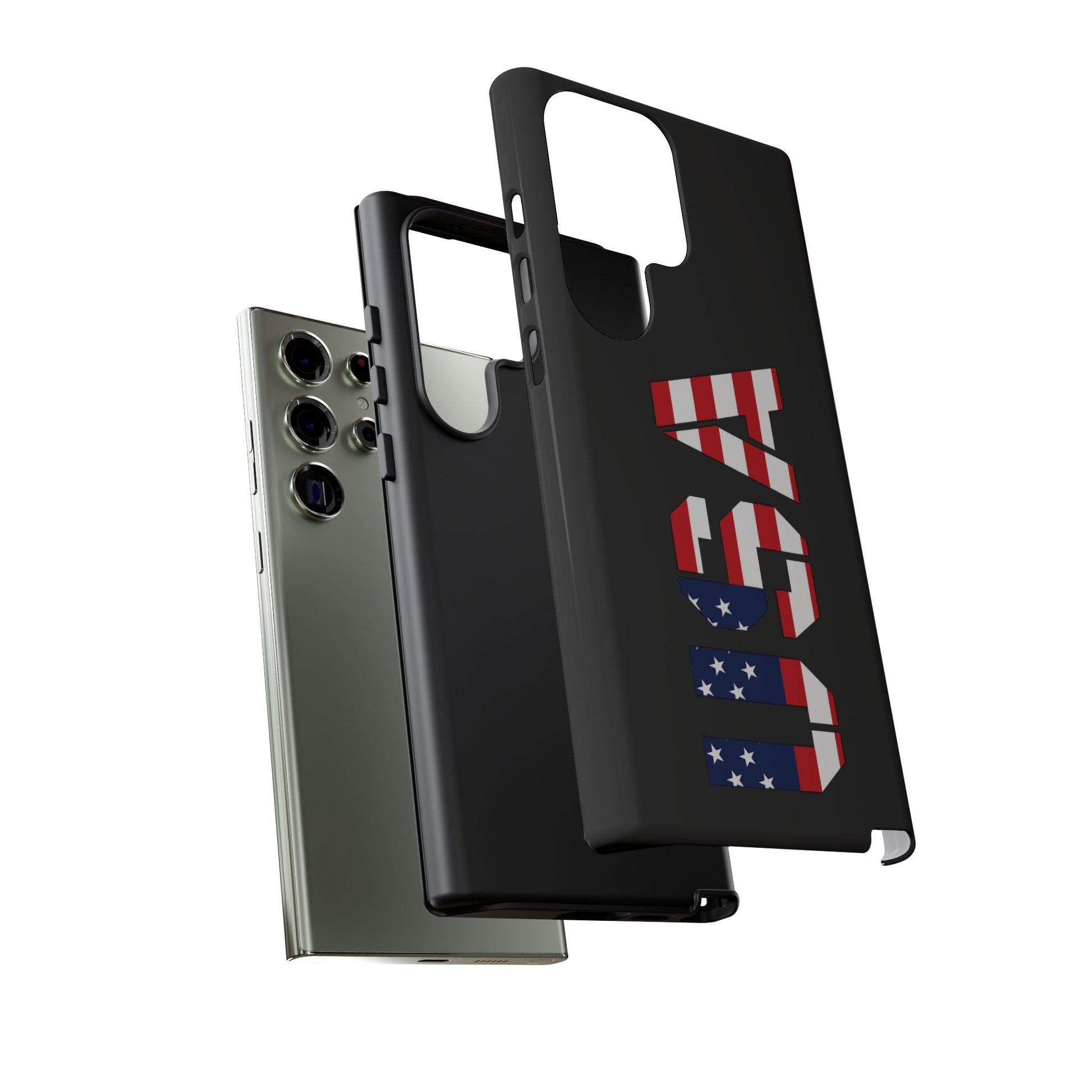 USA Flag Phone Case, Tough Phone Cover, Patriotic Gift, Independence Day Accessory, American Pride Mobile Case - TRV