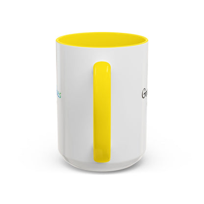 Good Vibes Only Accent Coffee Mug - Positive Energy 11 & 15oz Cup for Happiness, Inspirational Gift, Morning Motivation, Ceramic Tea Cup,