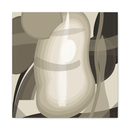 Abstract Neutral Pear Still Life Canvas