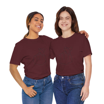 Minimalist Hand Sign Unisex Tee | Casual Everyday Wear | Perfect for Gift Givers