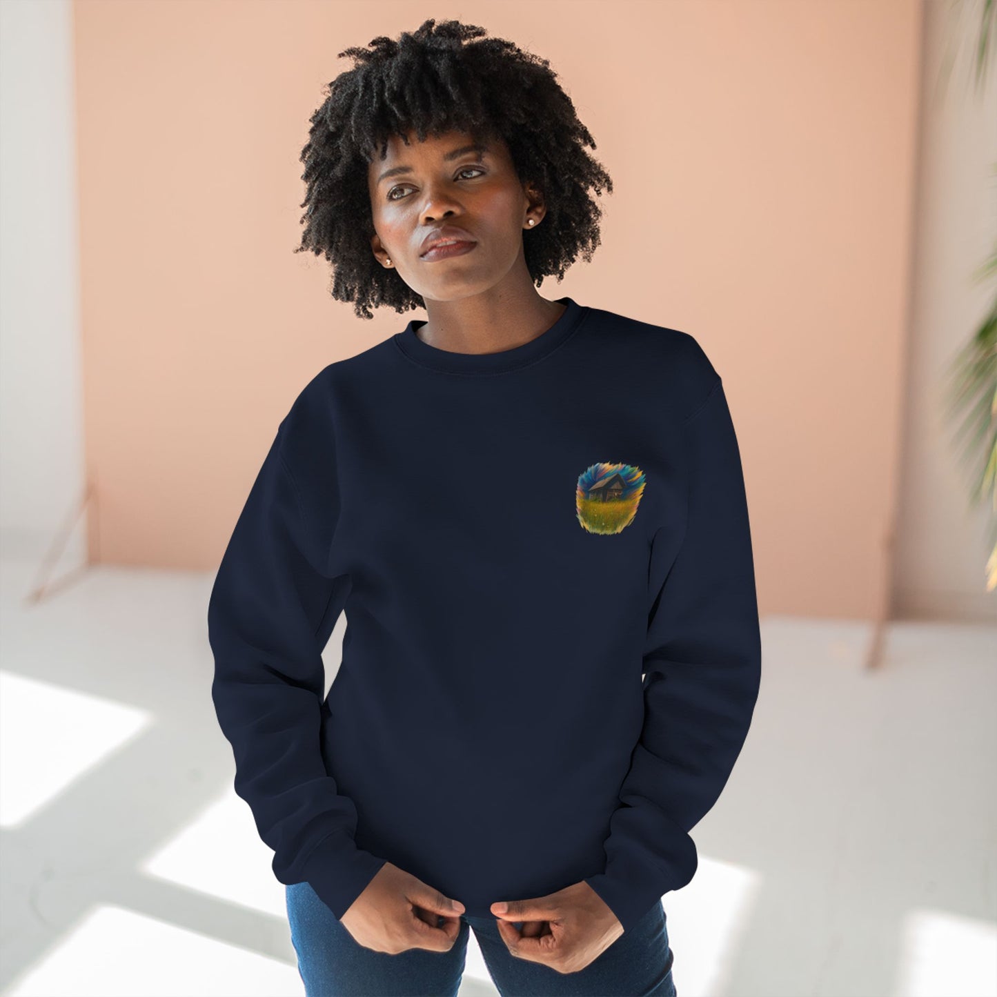 Cozy Dreamers Unisex Crewneck Sweatshirt, Artistic Sweatshirt, Gift for Nature Lovers, Vintage Vibe Apparel, Comfortable Layer, Casual Wear - TRV
