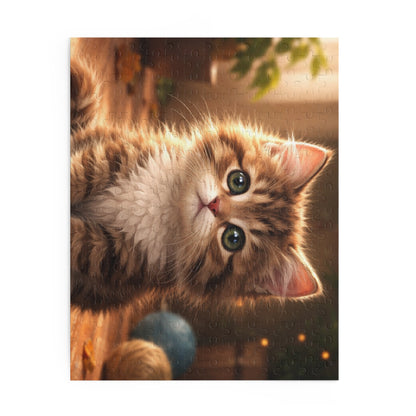 Adorable Tabby Kitten Puzzle