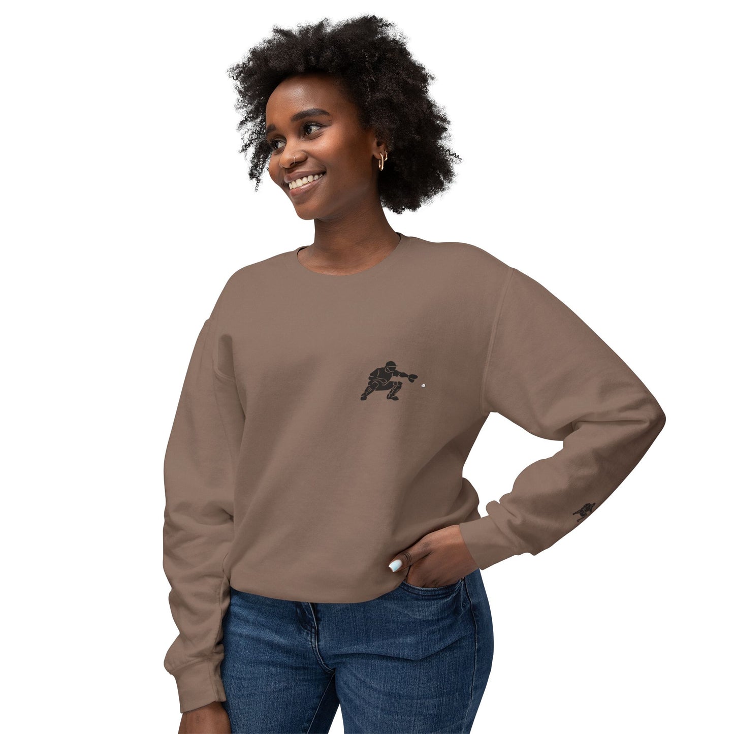 Baseball Catcher Unisex Sports Crewneck Sweatshirt - Perfect for Athletes & Casual Wear, Great for Game Days, Birthdays, Apparel for Fans