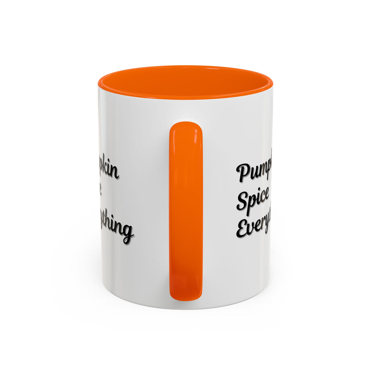 Pumpkin Spice Everything accent coffee mug by Printify, fall-themed ceramic mug with pumpkin and spice design, 11/15oz.