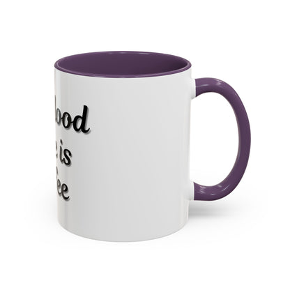 My Blood Type is Coffee Accent Mug - Perfect Gift for Coffee Lovers - TRV