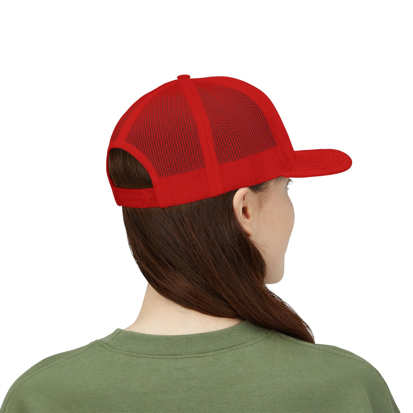 Vintage baseball snapback trucker cap with batter silhouette print, stylish hat by Printify featuring classic design and adjustable fit.