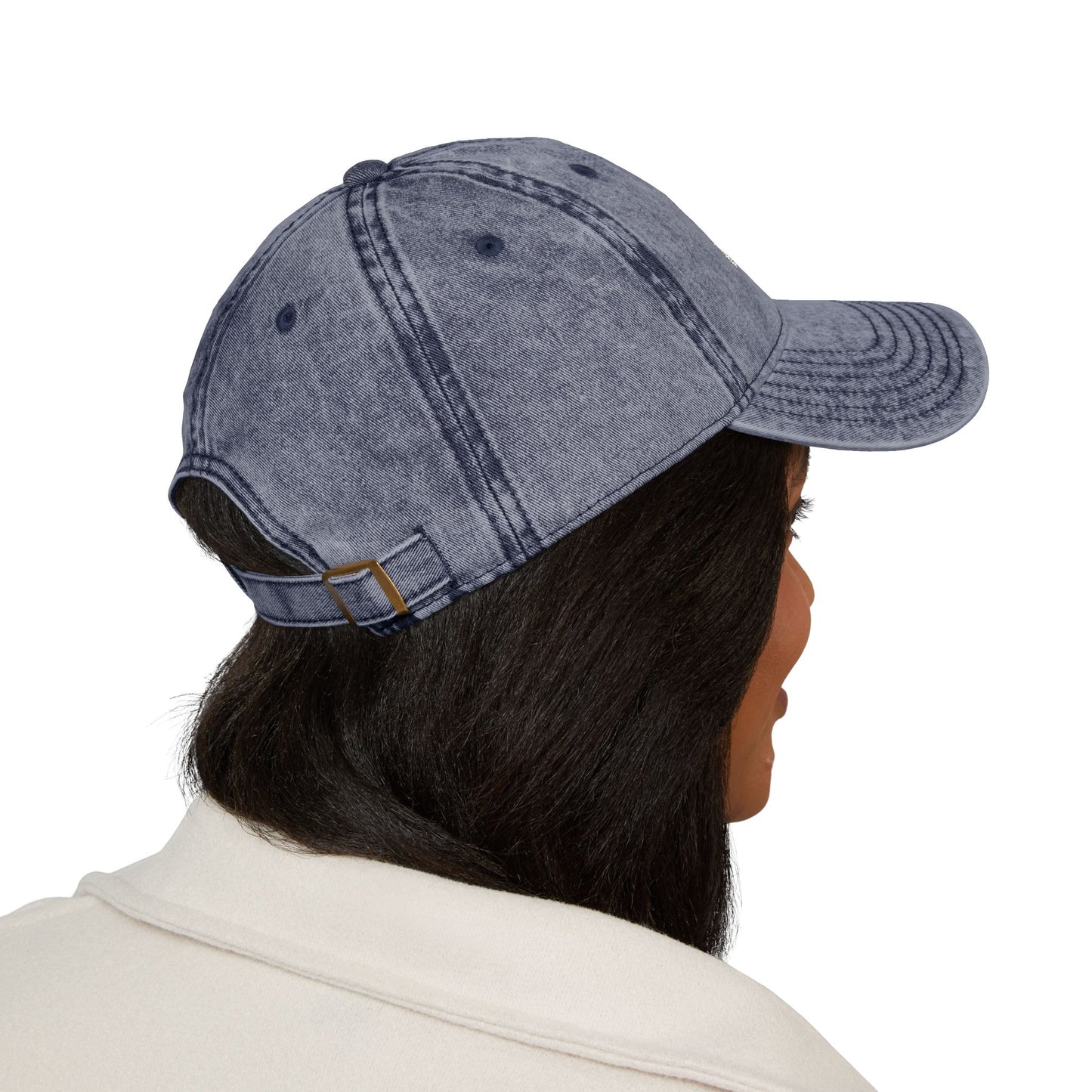 Embroidered Vintage Cap with USA Flag Design - TRV