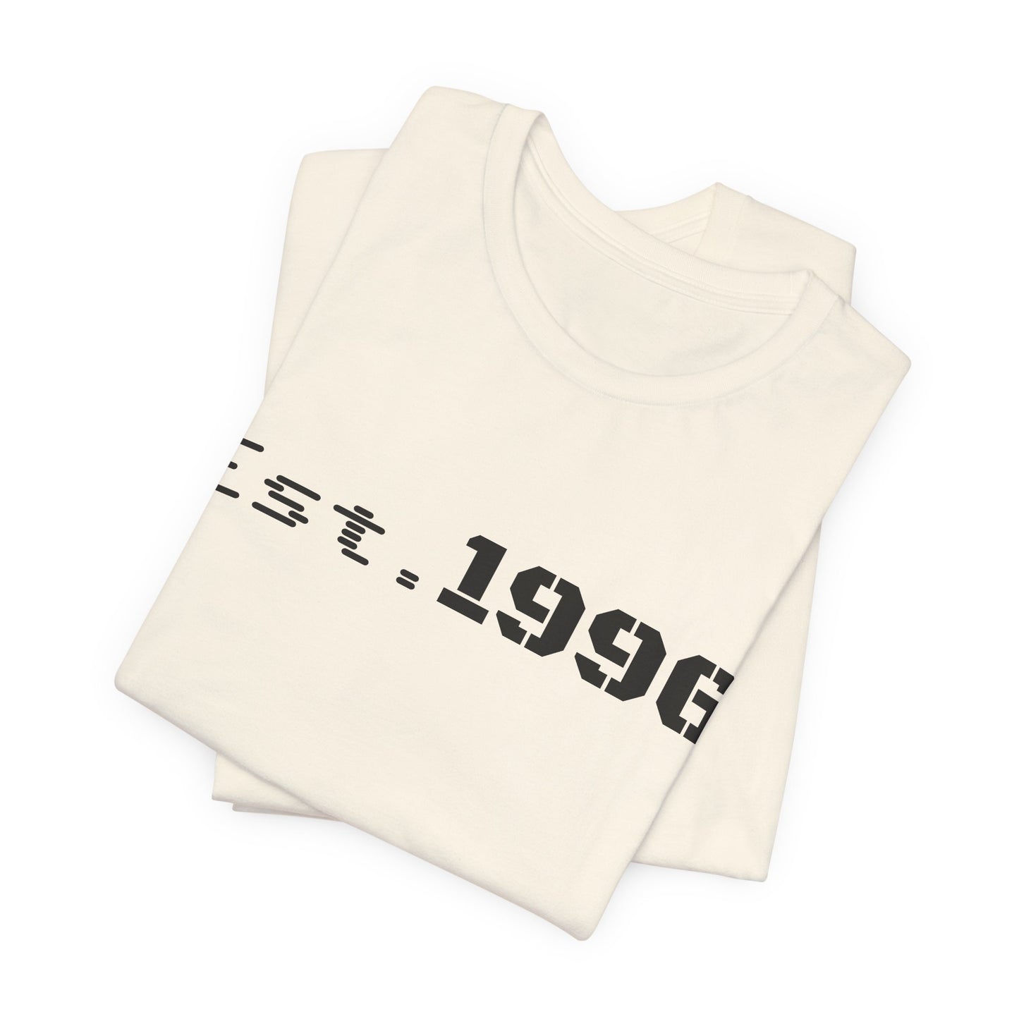 Vintage Est. 1996 T-shirt by Printify featuring a classic design, perfect for birthday gifts celebrating a birth year.